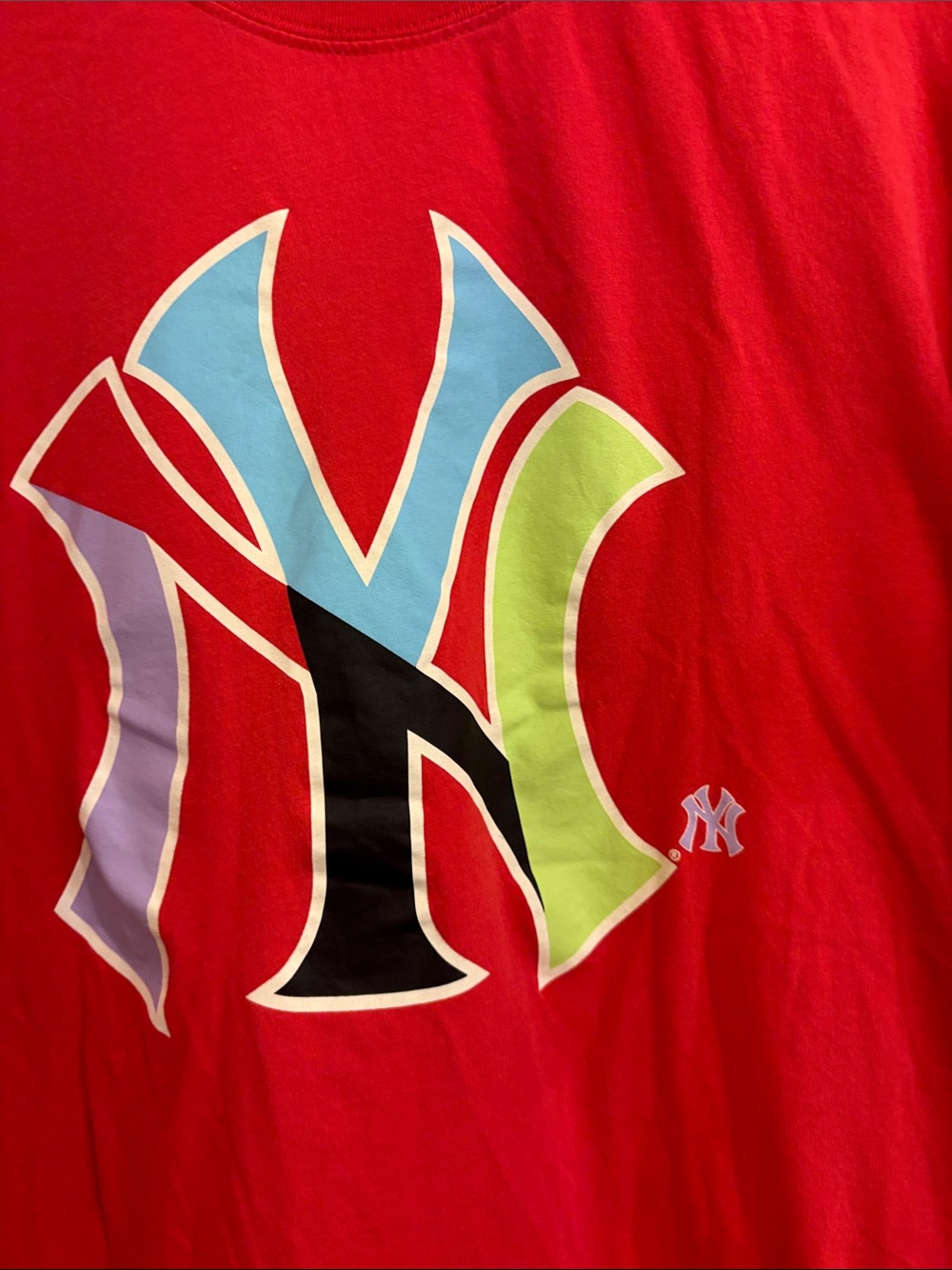 New Era New York Yankees World Series Graphic Tee Red Men’s Medium - Picture 13 of 16